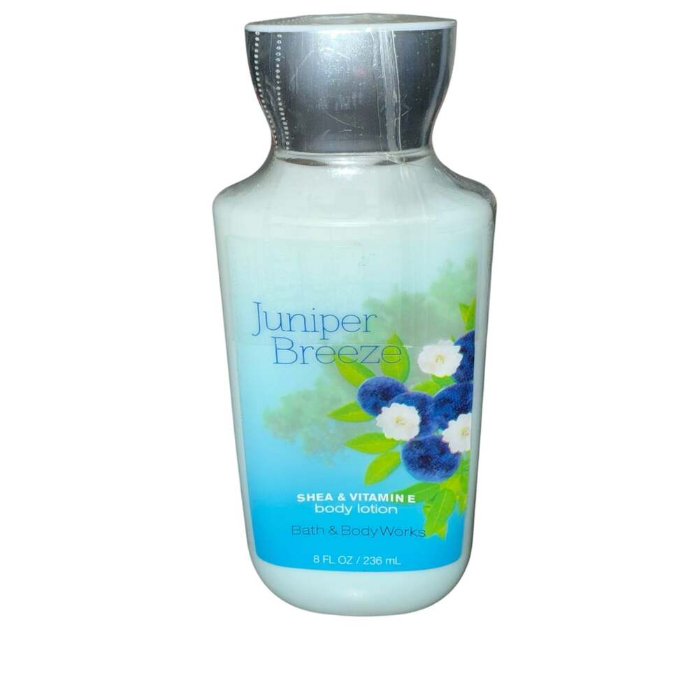 Bath & Body Works Juniper Breeze Shea Vitamin E Body Lotion 8 fl oz NEW Sealed